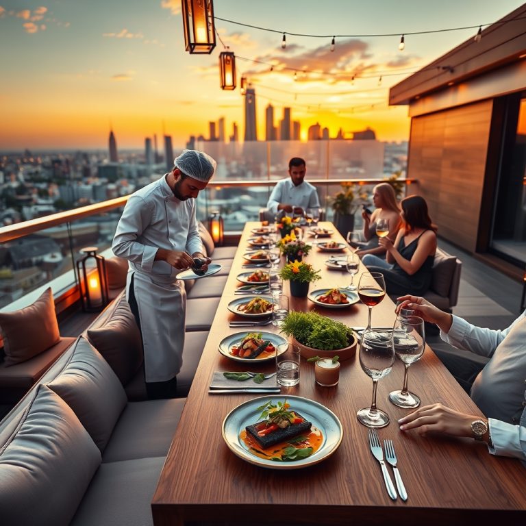 The Evolution of Hotel Rooftop Lounges: Where Sky-High Views Meet Exquisite Culinary Innovation