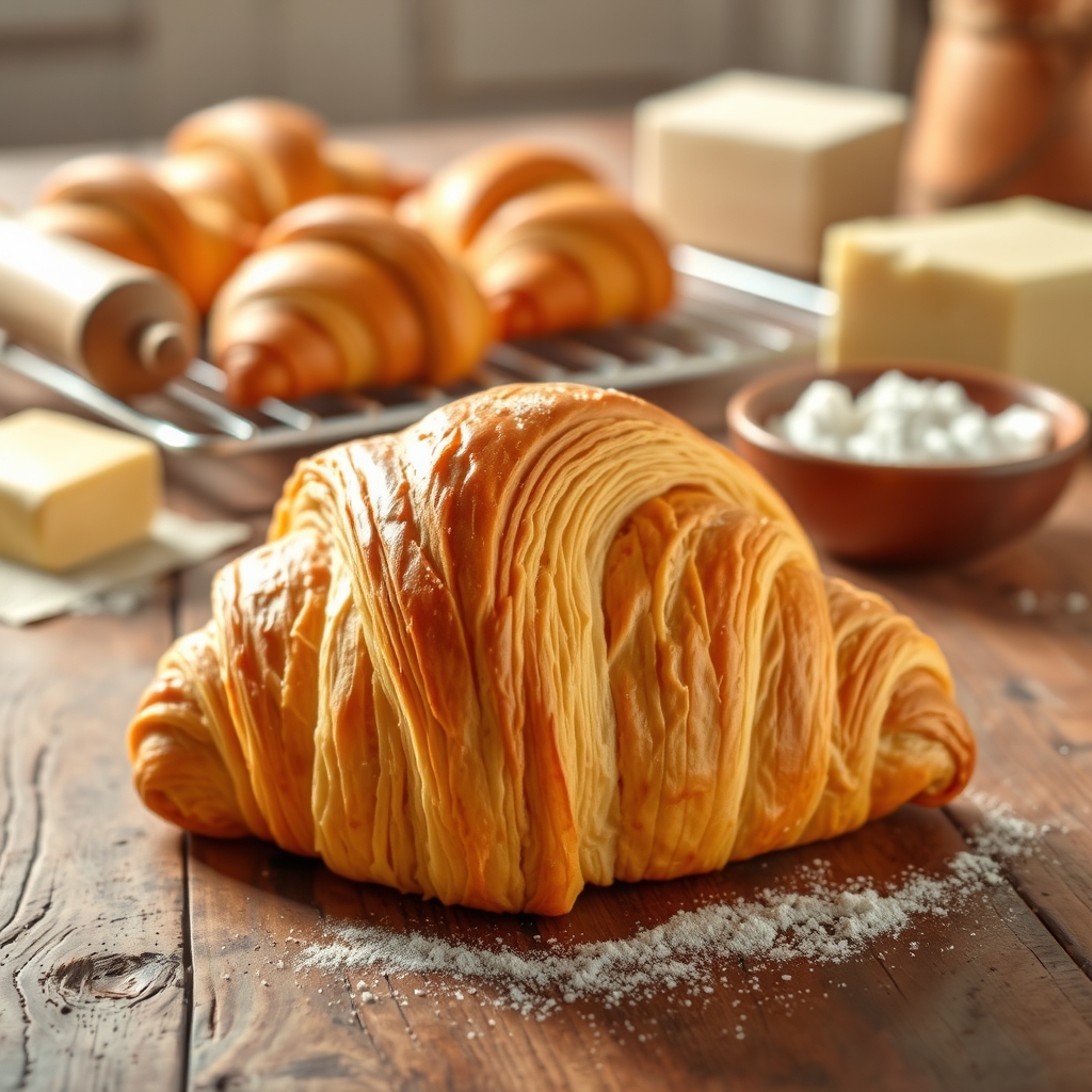 The Golden Flake: Mastering the French Croissant at Home