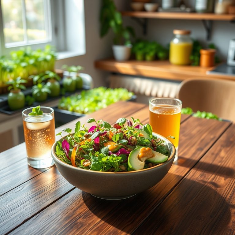 The Tiny Giants: How Microgreens Salad Bowls and Fermented Probiotic Drinks Are Revolutionizing Wellness