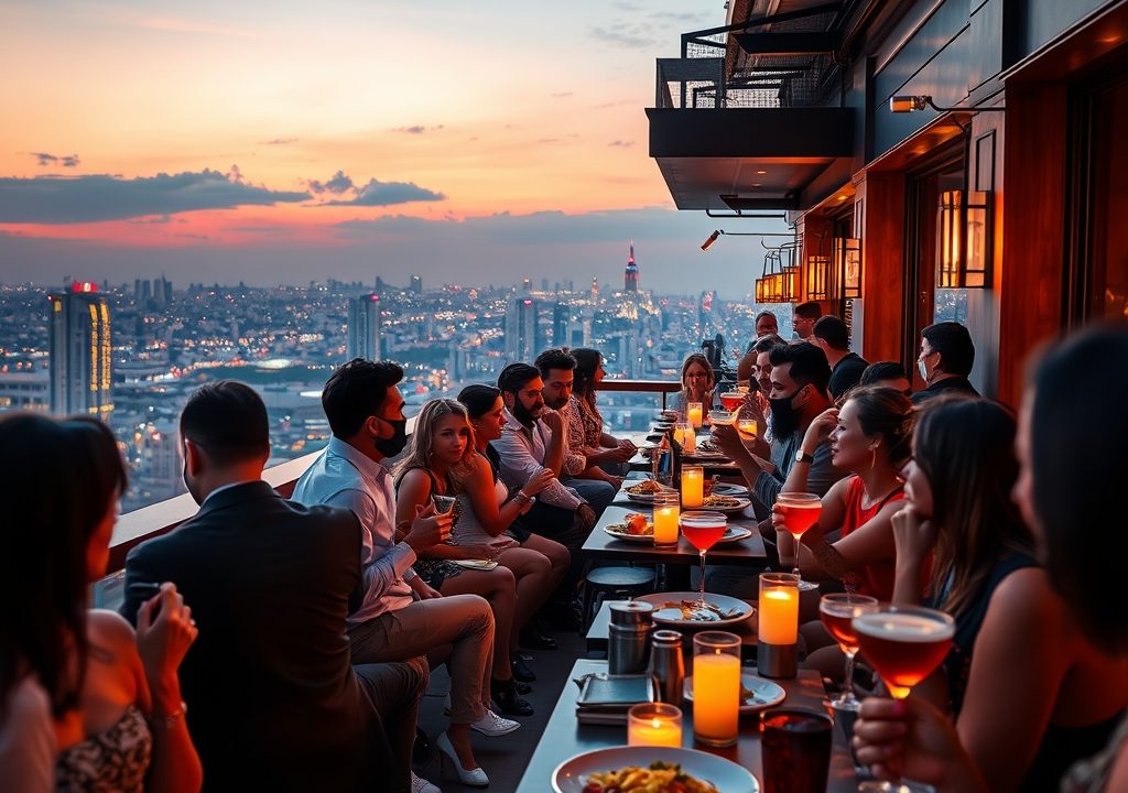 Dining in the Sky: A Rooftop Lounge Food Adventure
