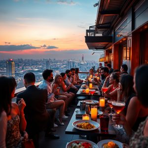 Dining in the Sky: A Rooftop Lounge Food Adventure